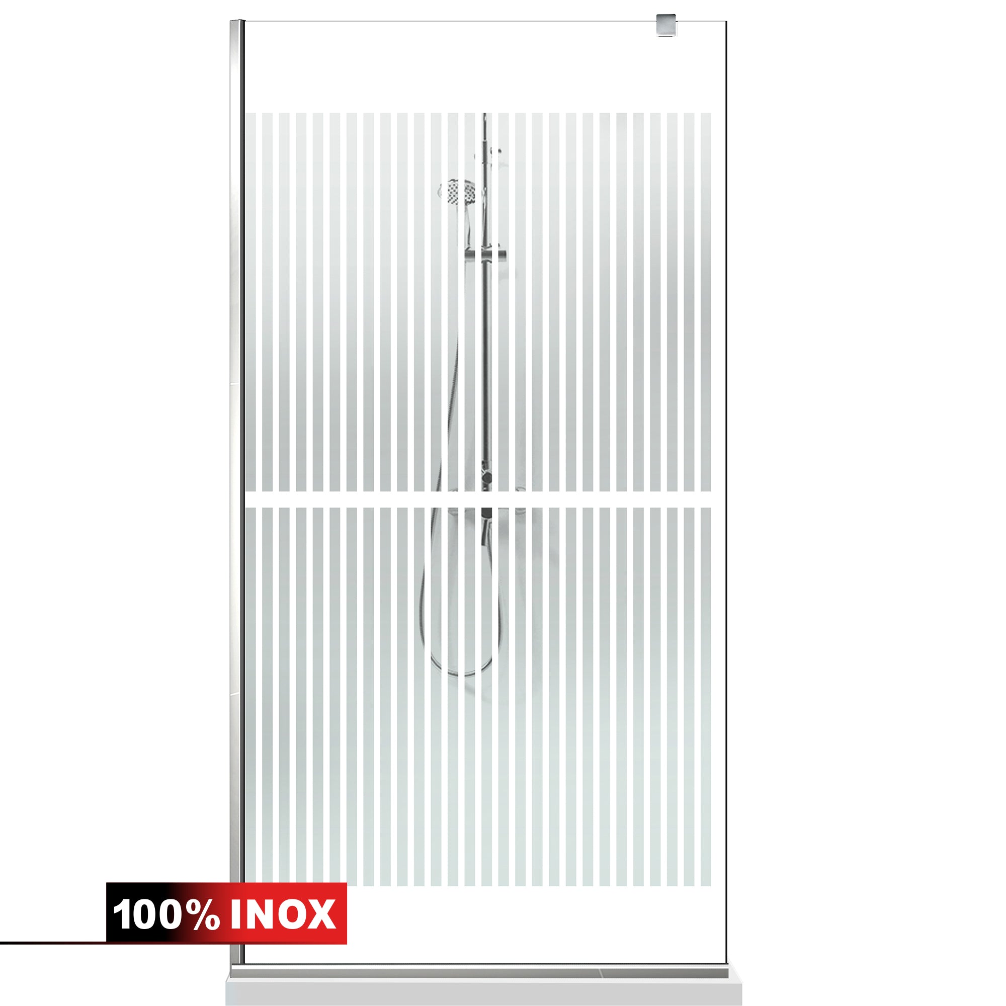 Shower Screens Walk-in, Shower wall Stainless steel, #Clear #Water-clear