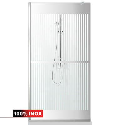 Shower Screens Walk-in, Shower wall Stainless steel, #Clear #Water-clear