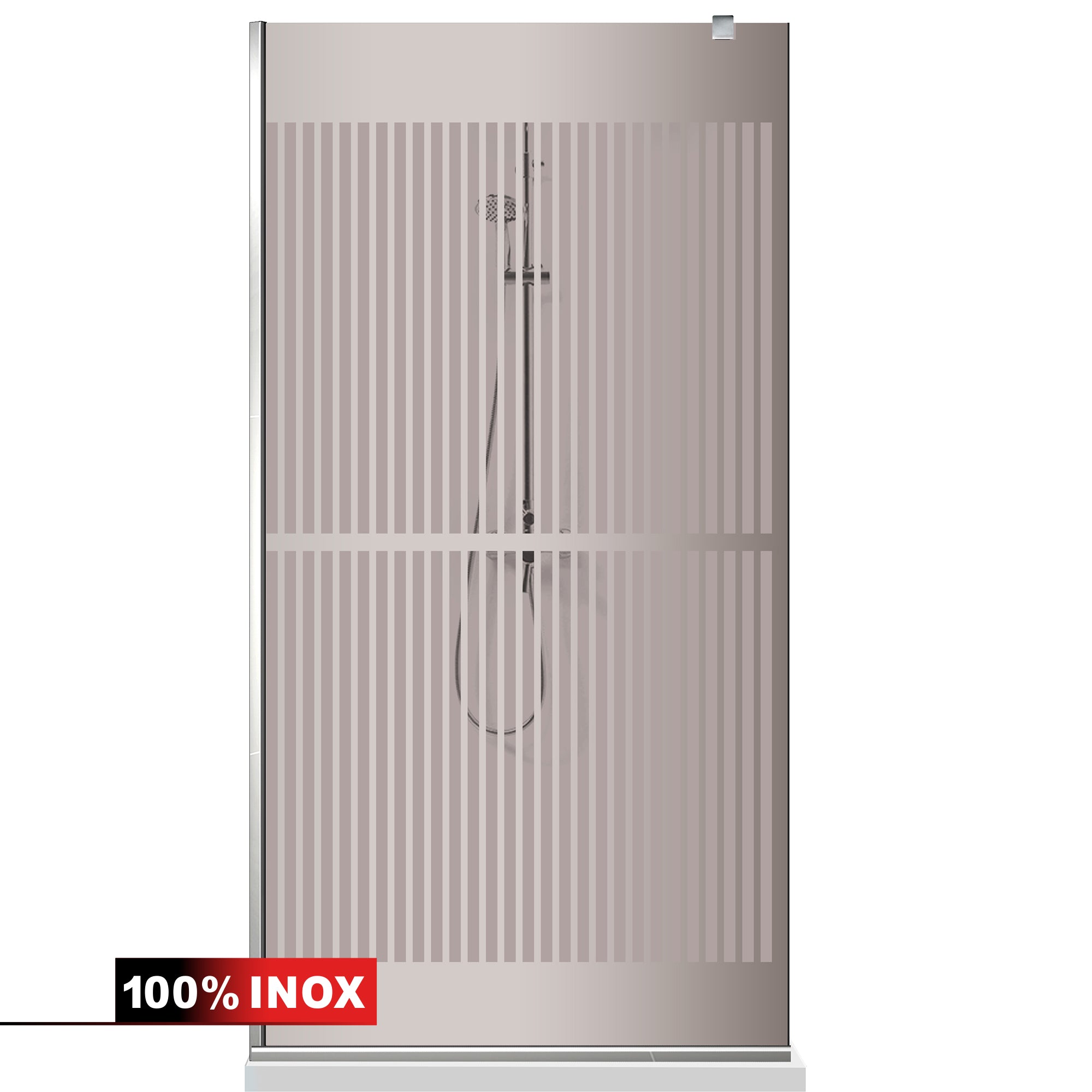 Shower Screens Walk-in, Shower wall Stainless steel, #Bronze #Bronze