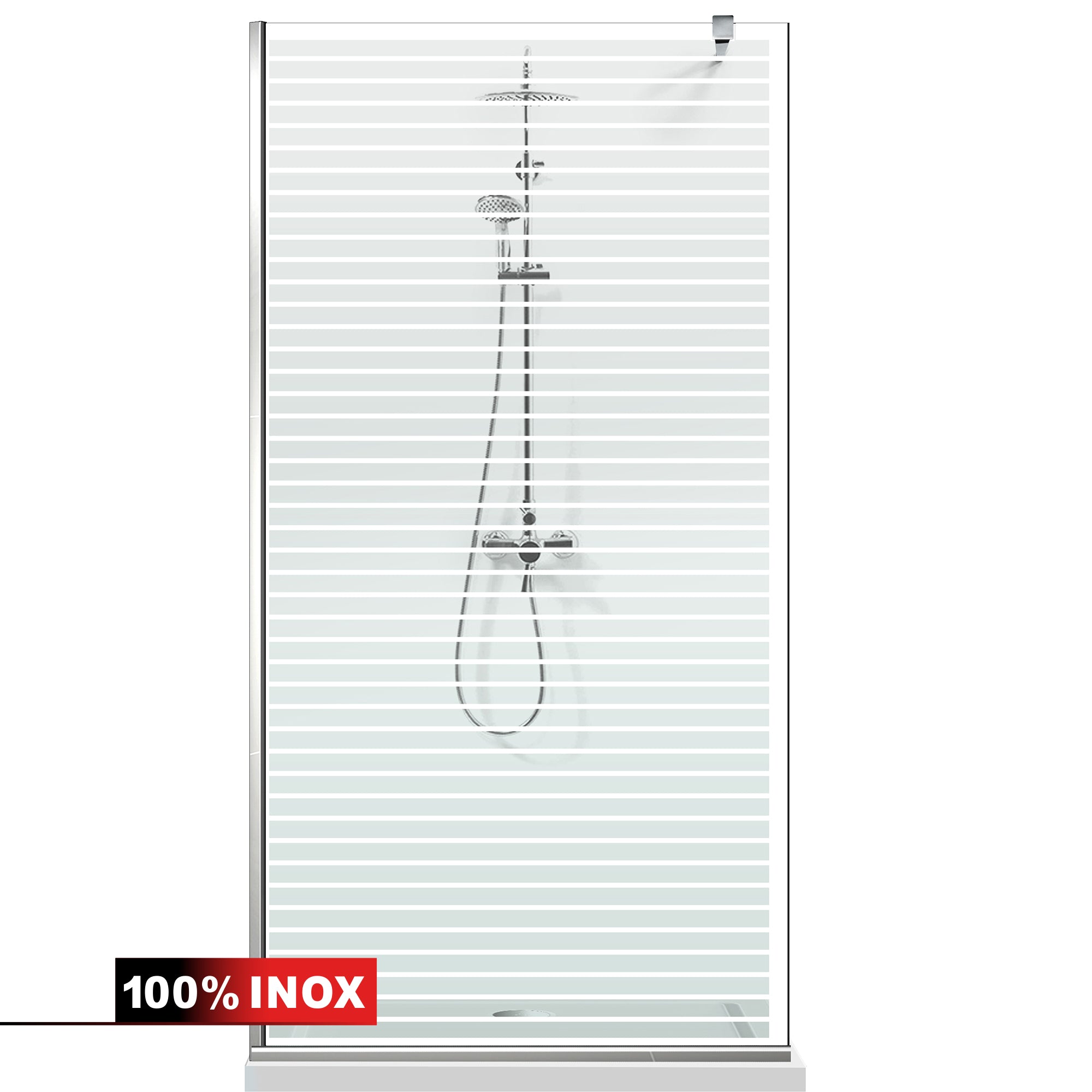 Shower Screens Walk-in, Shower wall Stainless steel, #Clear #Water-clear