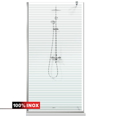 Shower Screens Walk-in, Shower wall Stainless steel, #Clear #Water-clear