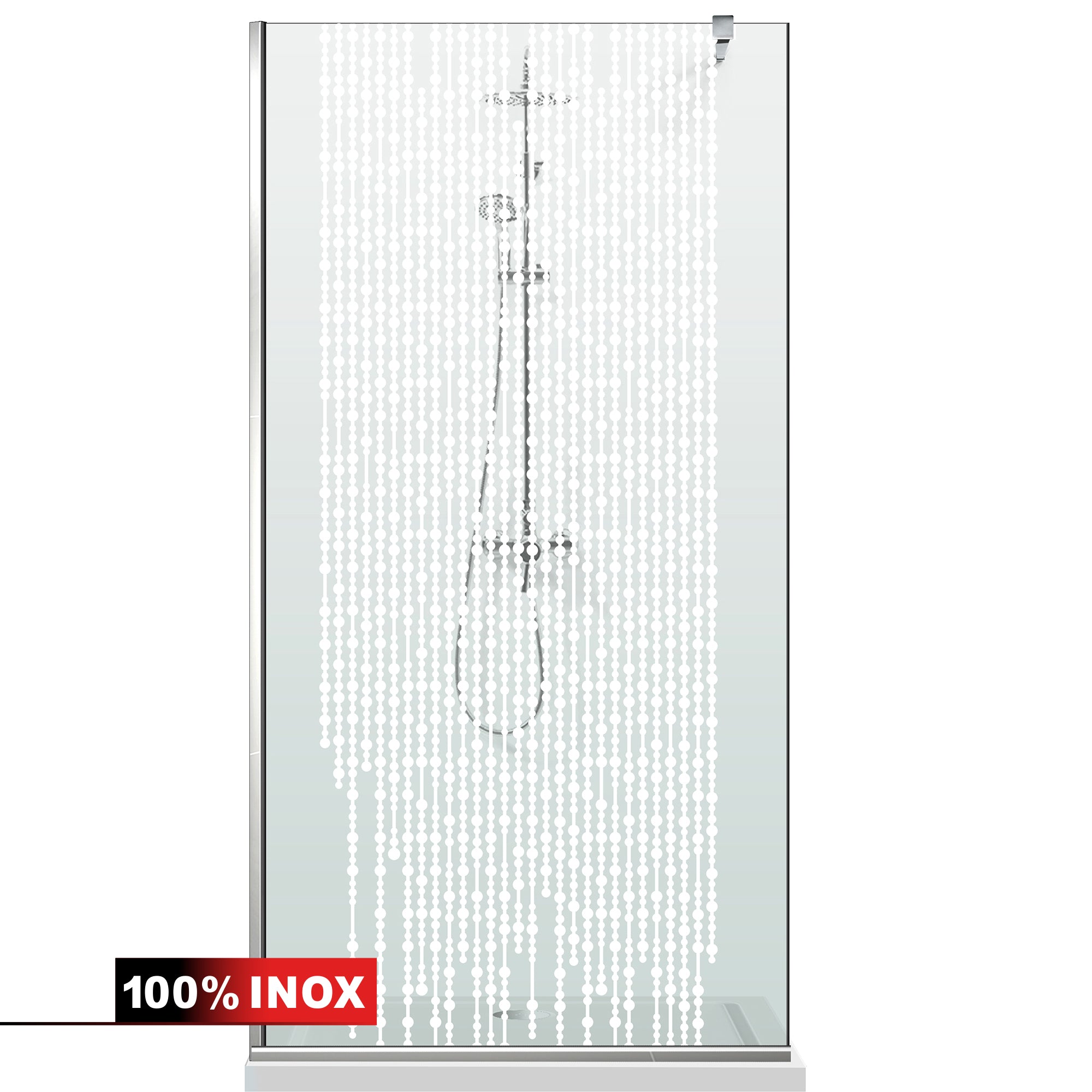 Shower Screens Walk-in, Shower wall Stainless steel, #Clear #Water-clear