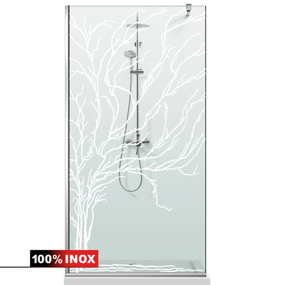 Shower Screens Walk-in, Shower wall Stainless steel, #Clear #Water-clear
