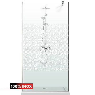 Shower Screens Walk-in, Shower wall Stainless steel, #Clear #Water-clear