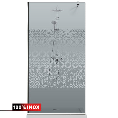 Shower Screens Walk-in, Shower wall Stainless steel, #Grey #Grey