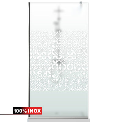 Shower Screens Walk-in, Shower wall Stainless steel, #Satin #Matt