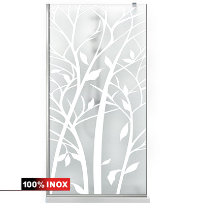 Shower Screens Walk-in, Shower wall Stainless steel, #Satin #Matt