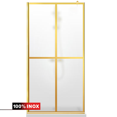 Shower Screens Walk-in, Shower Wall Gold, #Satiné #Matt