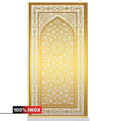Shower Screens Walk-in, Shower Wall Gold, #Satiné #Matt