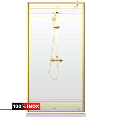 Shower Screens Walk-in, Black Shower Wall, #Clear #Crystal Clear
