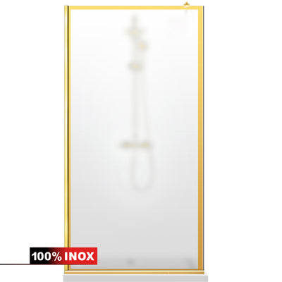 Shower Screens Walk-in, Shower Wall Gold, #Satiné #Matt
