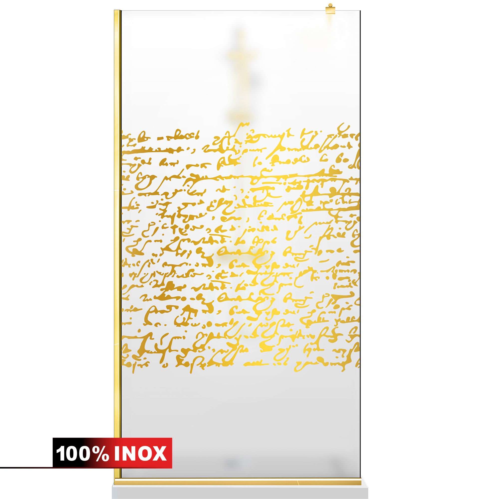 Shower Screens Walk-in, Shower Wall Gold, #Satiné #Matt