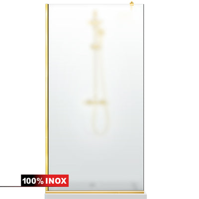 Shower Screens Walk-in, Shower Wall Gold, #Satiné #Matt