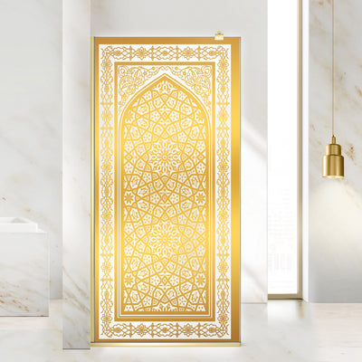 Shower Screens Walk-in, Shower Wall Gold, #Satiné #Matt