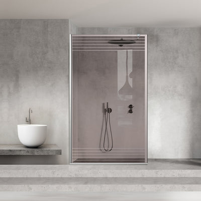 Shower Screens Walk-in, Shower wall Stainless steel, #Bronze #Bronze