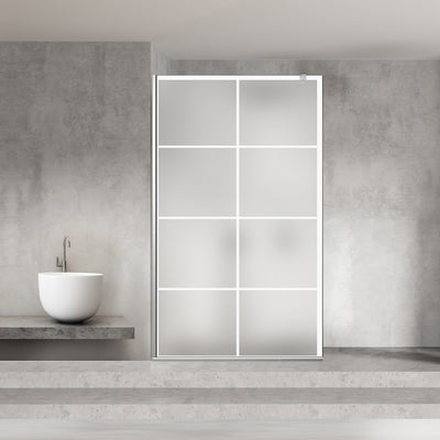 Shower Screens Walk-in, Shower wall Stainless steel, #Satin #Matt