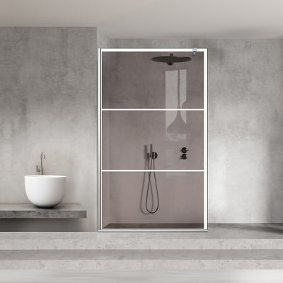 Shower Screens Walk-in, Shower wall Stainless steel, #Bronze #Bronze