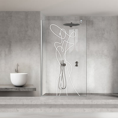 Shower Screens Walk-in, Shower wall Stainless steel, #Clear #Water-clear