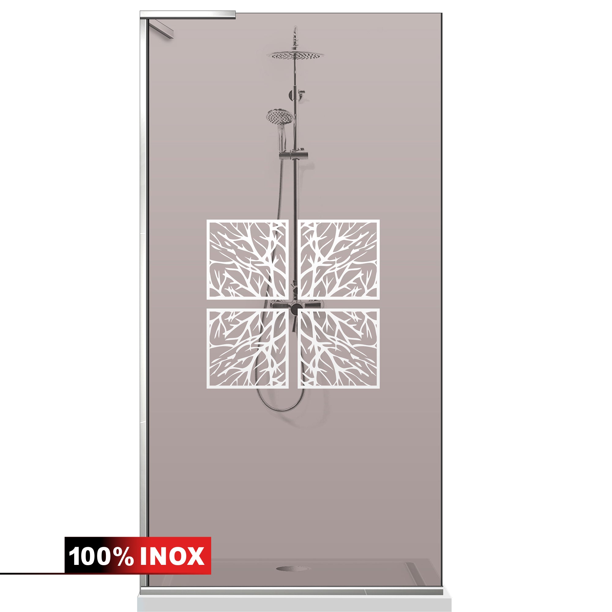 Shower Screens Walk-in, Shower wall Stainless steel, #Bronze #Bronze
