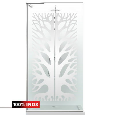 Shower Screens Walk-in, Shower wall Stainless steel, #Clear #Víztiszta