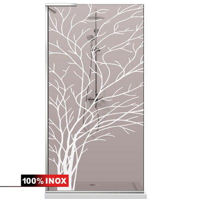 Shower Screens Walk-in, Shower wall Stainless steel, #Bronze #Bronze
