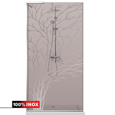 Shower Screens Walk-in, Shower wall Stainless steel, #Bronze #Bronze
