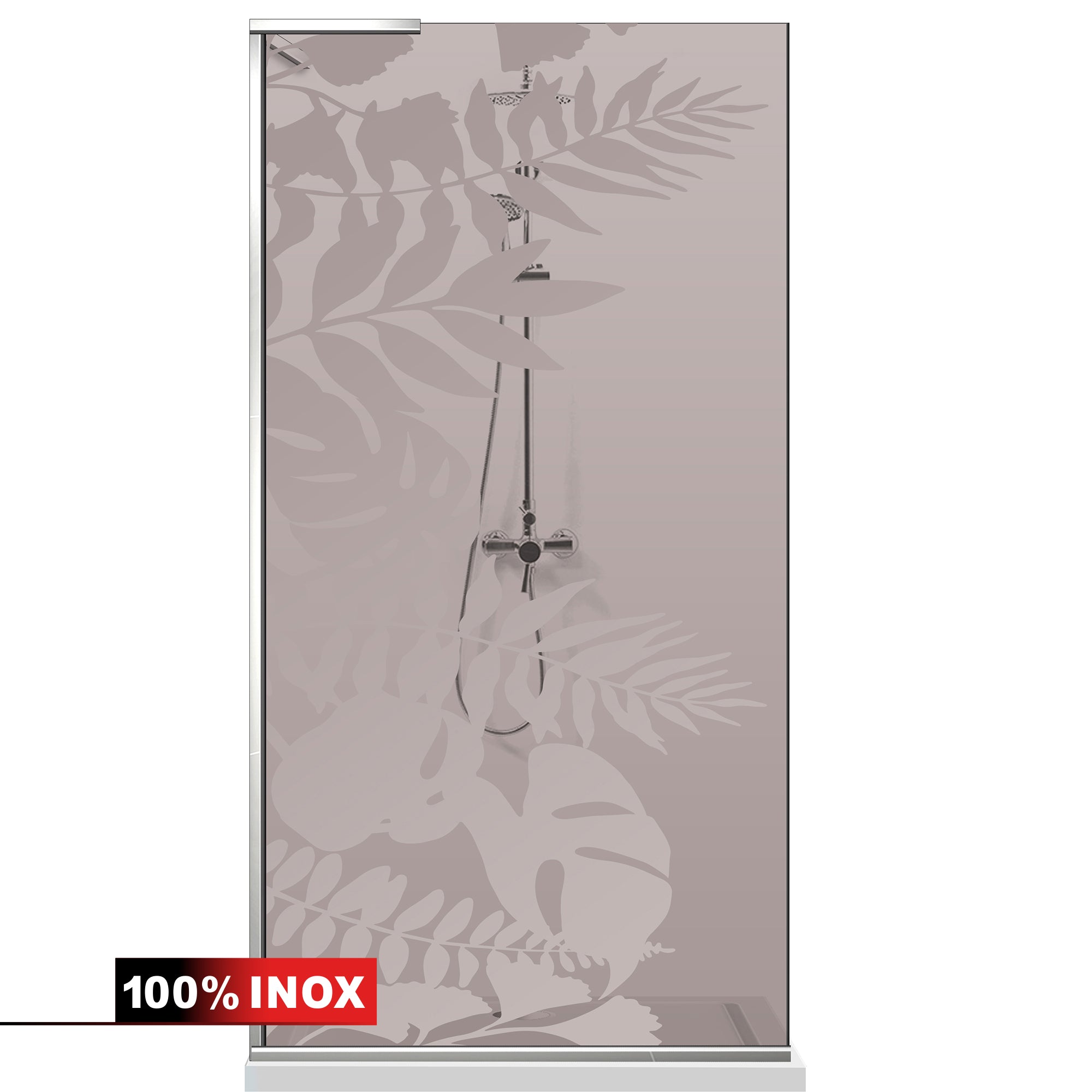 Shower Screens Walk-in, Shower wall Stainless steel, #Bronze #Bronze