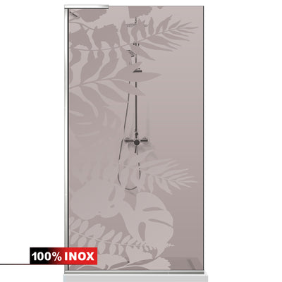 Shower Screens Walk-in, Shower wall Stainless steel, #Bronze #Bronze