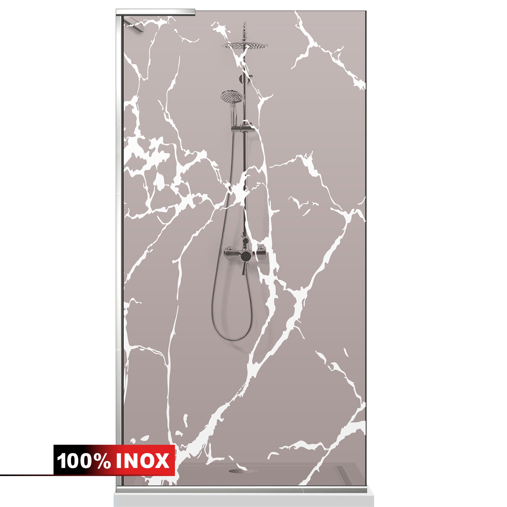 Shower Screens Walk-in, Shower wall Stainless steel, #Bronze #Bronze