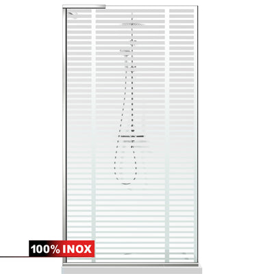 Shower Screens Walk-in, Shower wall Stainless steel, #Clear #Víztiszta
