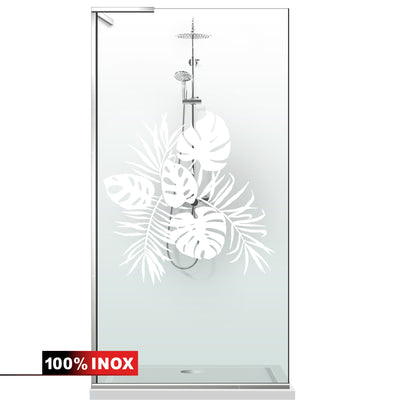 Shower Screens Walk-in, Shower wall Stainless steel, #Clear #Víztiszta