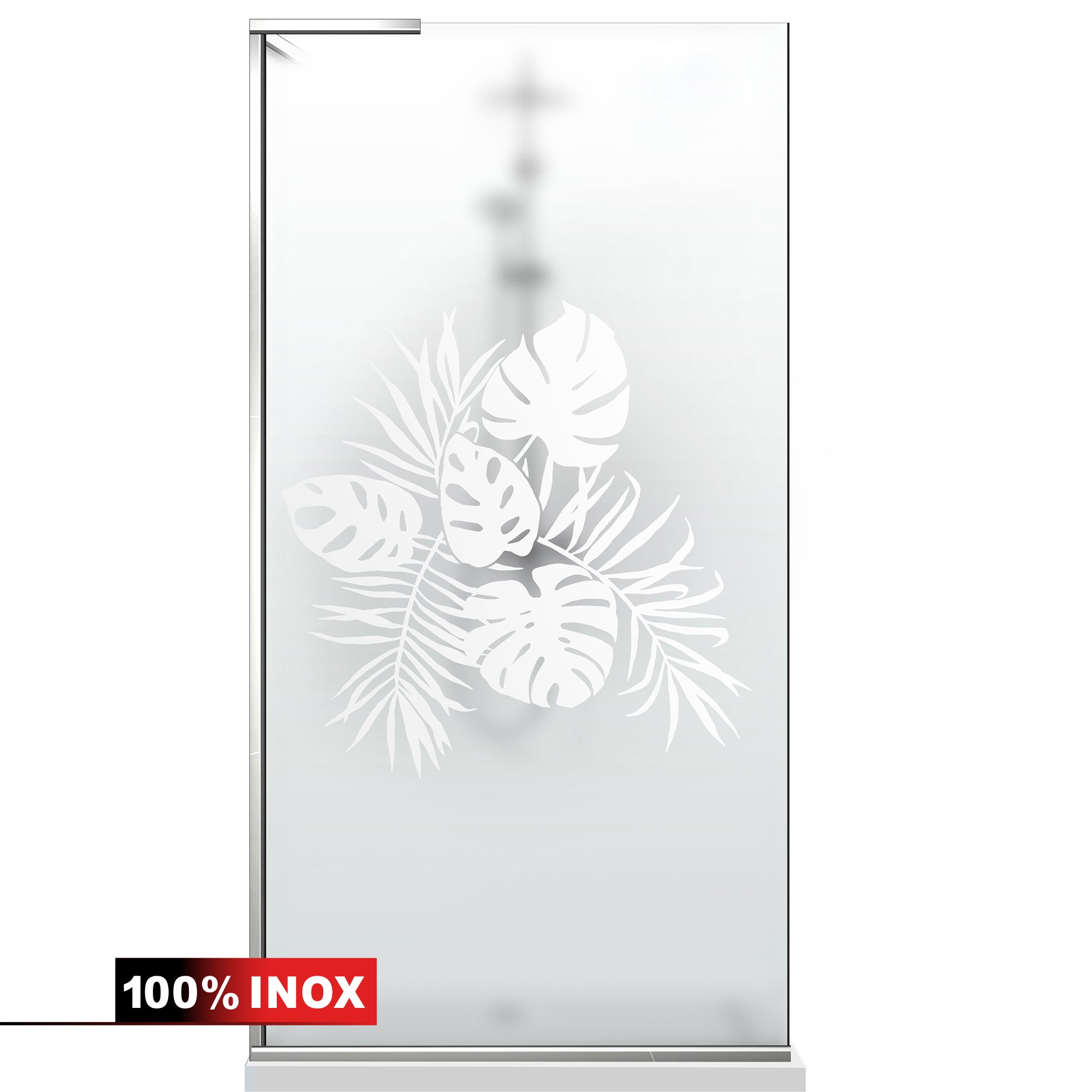 Shower Screens Walk-in, Shower wall Stainless steel, #Satiné #Matt