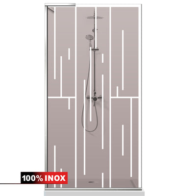 Shower Screens Walk-in, Shower wall Stainless steel, #Bronze #Bronze