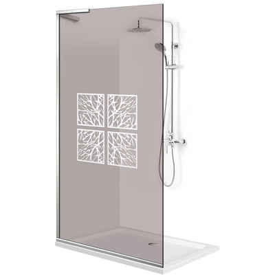 Shower Screens Walk-in, Shower wall Stainless steel, #Bronze #Bronze