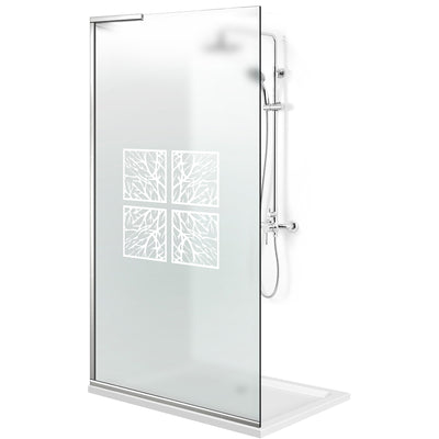 Shower Screens Walk-in, Shower wall Stainless steel, #Satiné #Matt