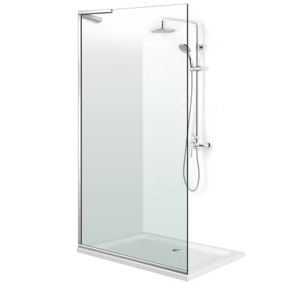 Shower Screens Walk-in, Shower wall Stainless steel, #Clear #Víztiszta