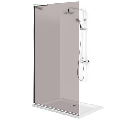 Shower Screens Walk-in, Shower wall Stainless steel, #Bronze #Bronze