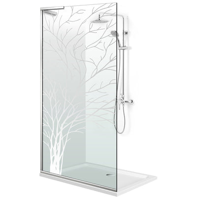 Shower Screens Walk-in, Shower wall Stainless steel, #Clear #Víztiszta