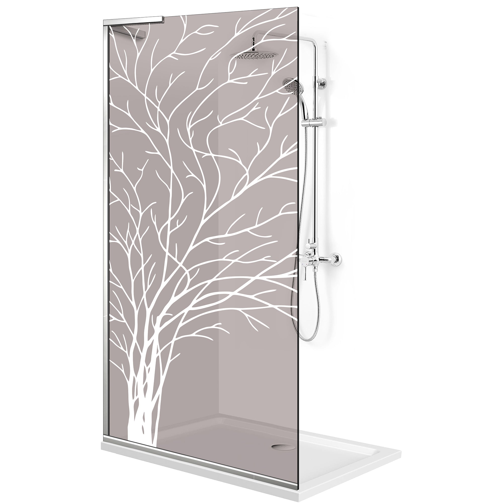 Shower Screens Walk-in, Shower wall Stainless steel, #Bronze #Bronze
