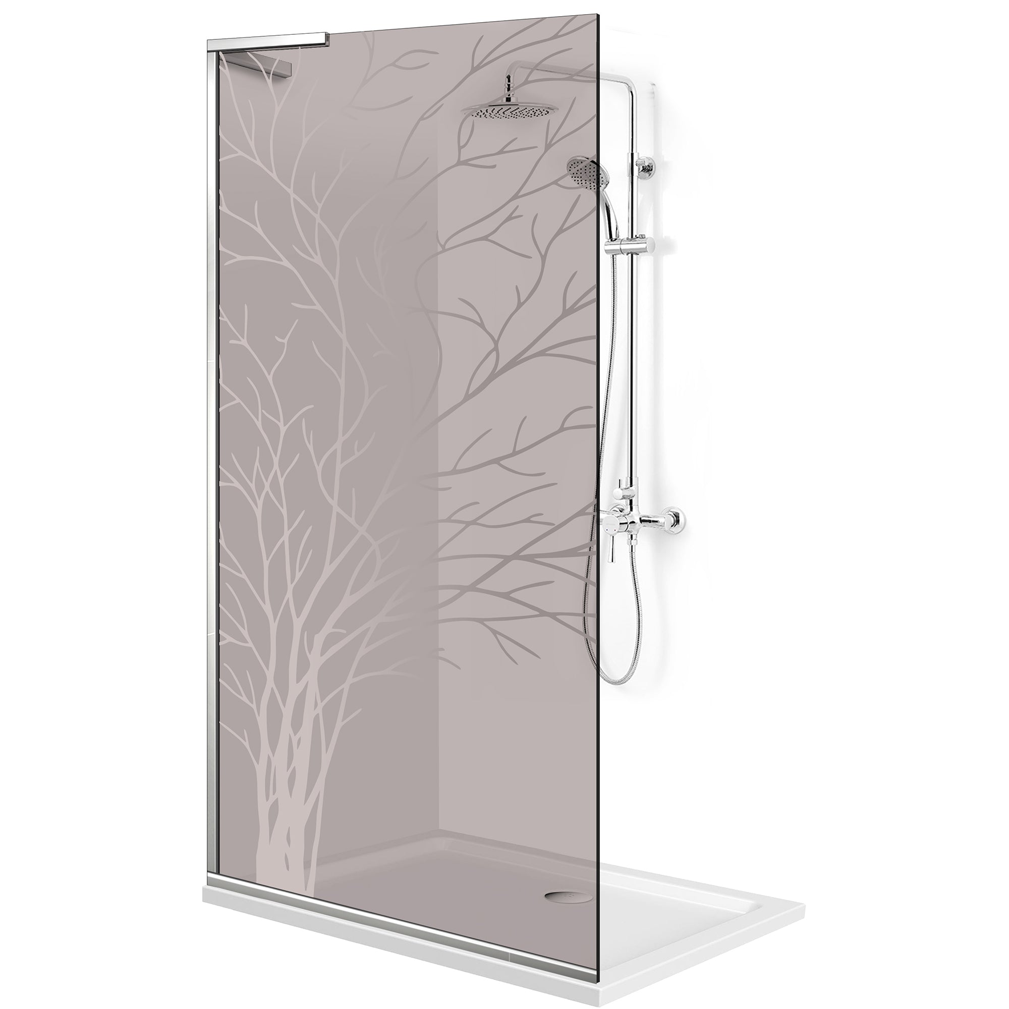Shower Screens Walk-in, Shower wall Stainless steel, #Bronze #Bronze