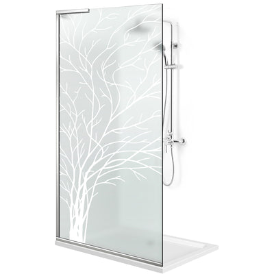 Shower Screens Walk-in, Shower wall Stainless steel, #Satiné #Matt