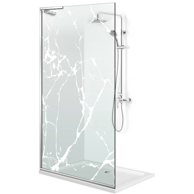 Shower Screens Walk-in, Shower wall Stainless steel, #Clear #Víztiszta