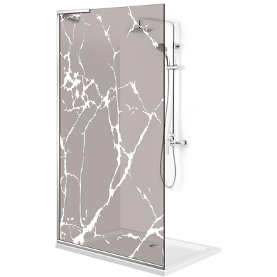Shower Screens Walk-in, Shower wall Stainless steel, #Bronze #Bronze