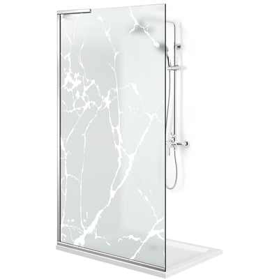 Shower Screens Walk-in, Shower wall Stainless steel, #Satiné #Matt