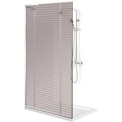 Shower Screens Walk-in, Shower wall Stainless steel, #Bronze #Bronze