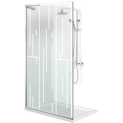 Shower Screens Walk-in, Shower wall Stainless steel, #Clear #Víztiszta
