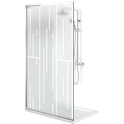 Shower Screens Walk-in, Shower wall Stainless steel, #Satiné #Matt