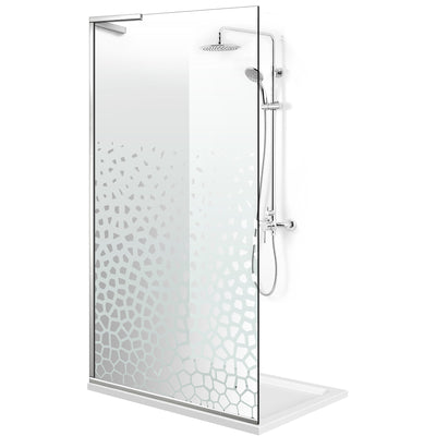 Shower Screens Walk-in, Shower wall Stainless steel, #Clear #Víztiszta