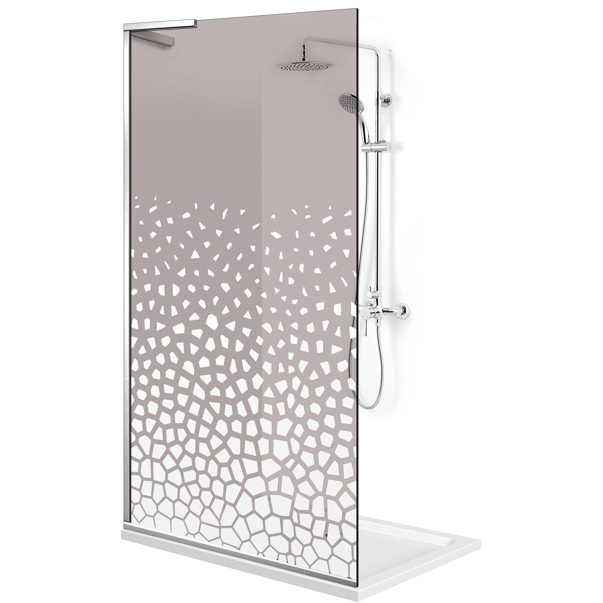 Shower Screens Walk-in, Shower wall Stainless steel, #Bronze #Bronze