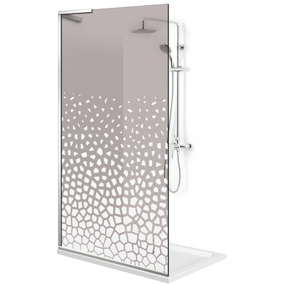 Shower Screens Walk-in, Shower wall Stainless steel, #Bronze #Bronze
